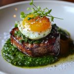 Pork Cheek Chimichurri Crispy Egg Chaos