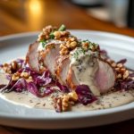 Pork Tenderloin Gorgonzola Walnut Radicchio Mess