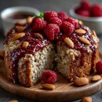 Raspberry Almond Cake Low Carb