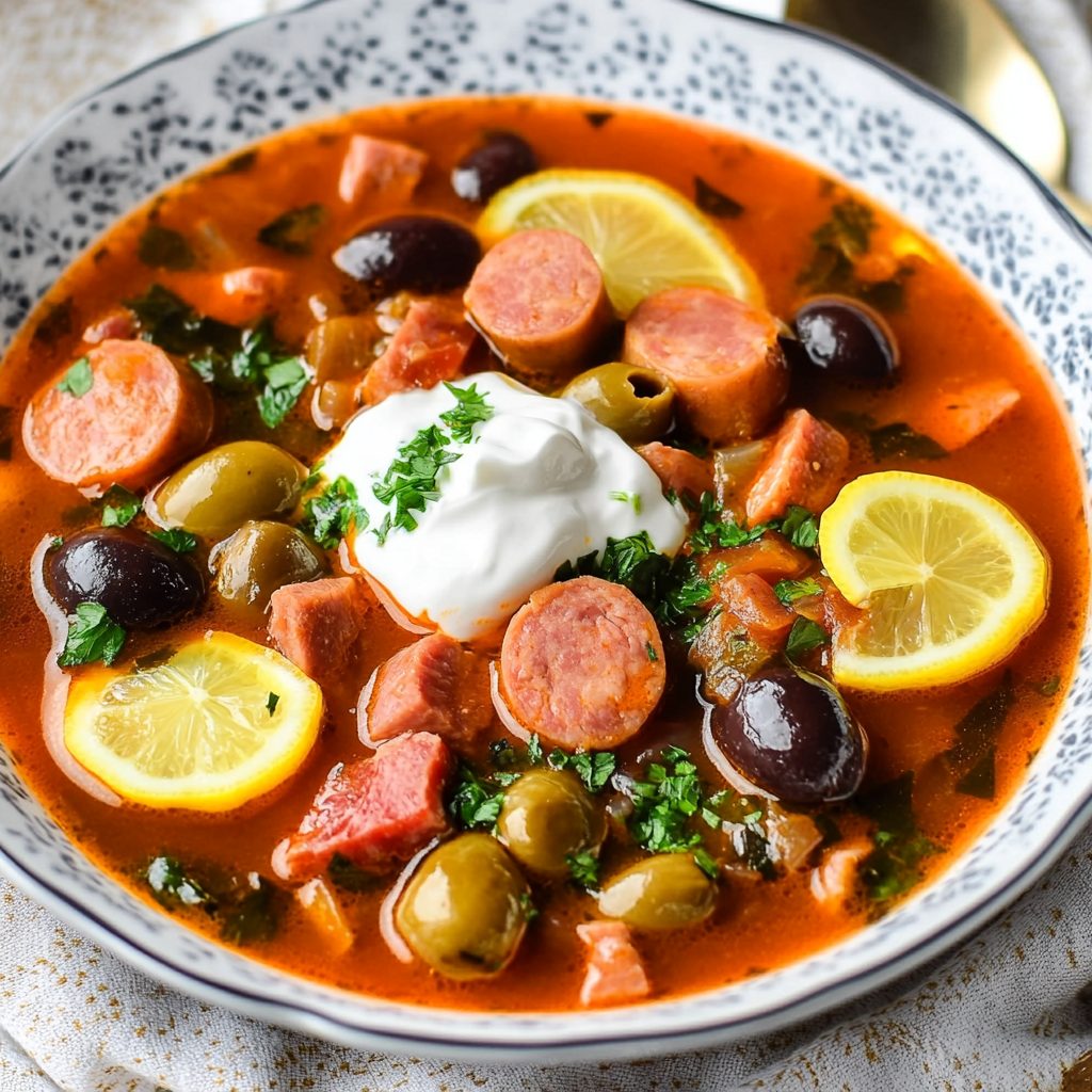Russian Solyanka Soup: A Flavorful Journey Awaits!