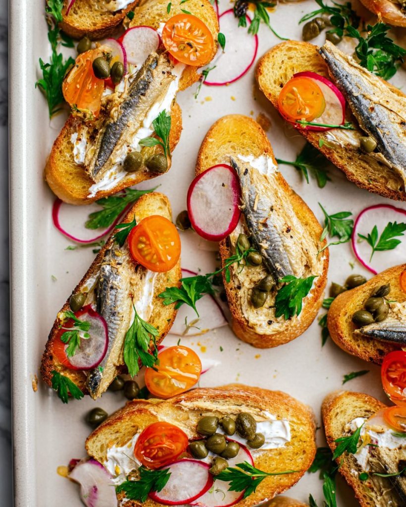 Sardine Butter Crostini