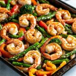 Sheet Pan Garlicky Shrimp Veggies 1