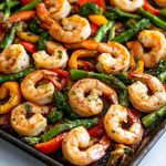 Sheet Pan Garlicky Shrimp Veggies