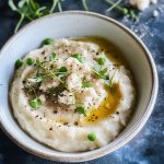 Truffle Cauliflower Puree with Bone Marrow