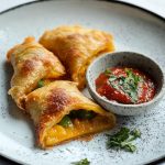 Tunisian Brik with Harissa