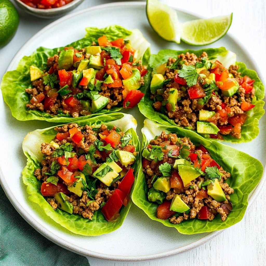 Turkey Taco Lettuce Wraps: A Healthy Dinner Idea!