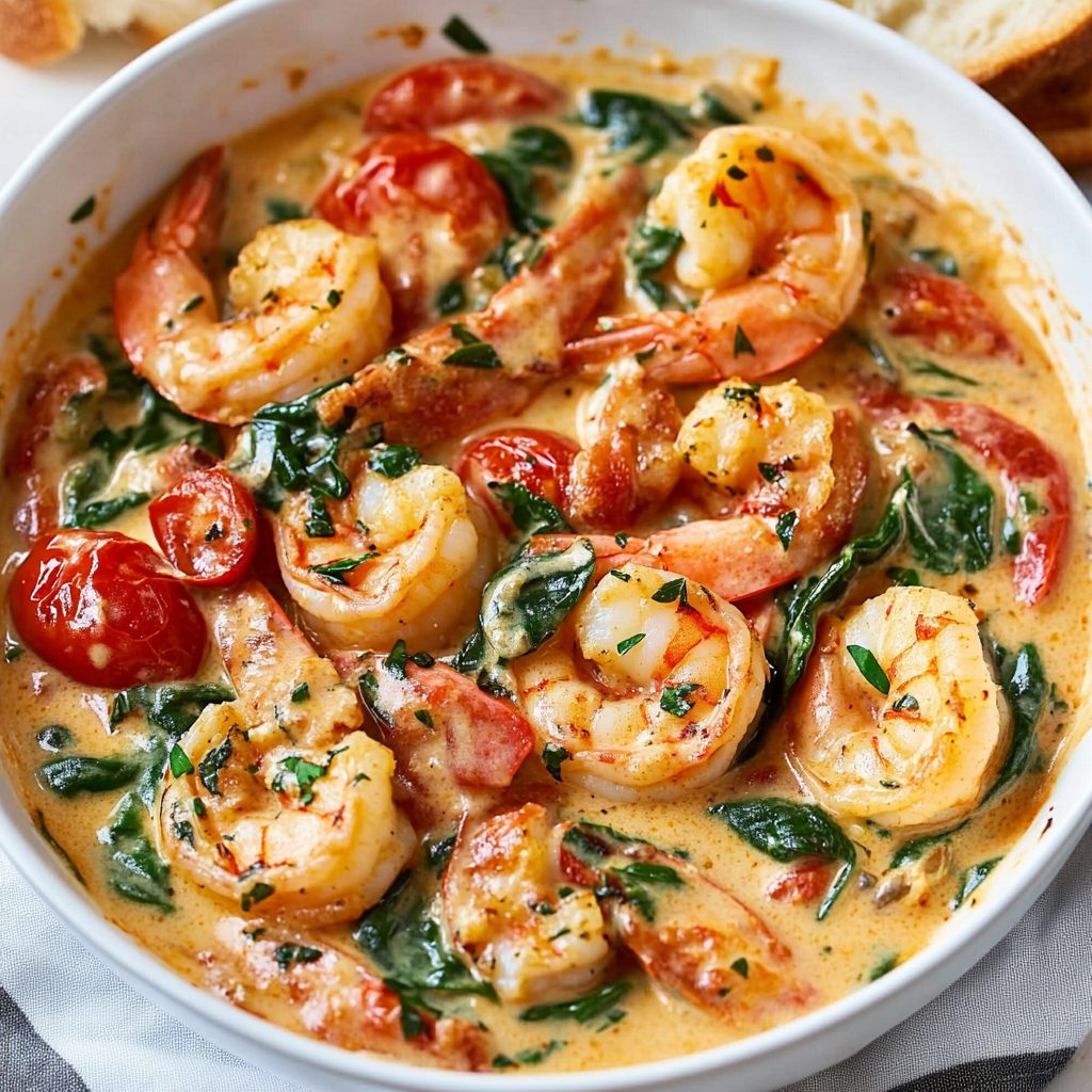 Tuscan Butter Shrimp: A Quick and Delicious Delight!