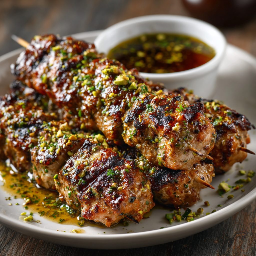 Keto Chicken Skewers with Pistachios and Rose Water: Discover an Easy, Flavorful Recipe!