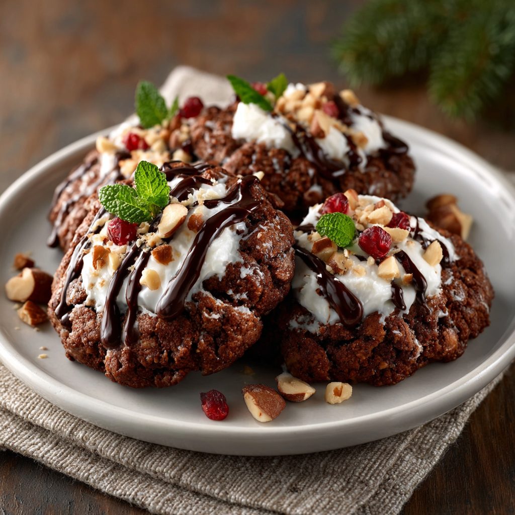 Keto Chocolate Hazelnut Snow Cap Cookies will delight you!